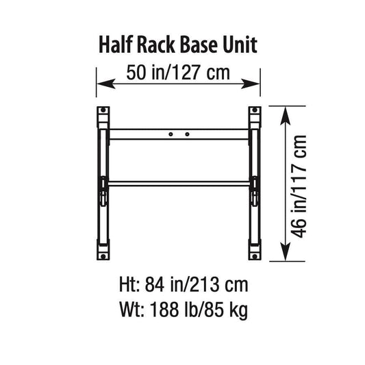 TuffStuff CalGym Half Rack Package (Sold Assembled As Is)