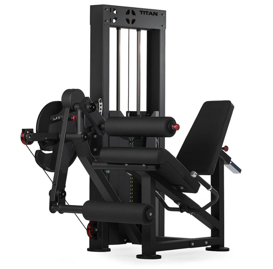 Titan Selectorized Leg Extension and Curl Machine