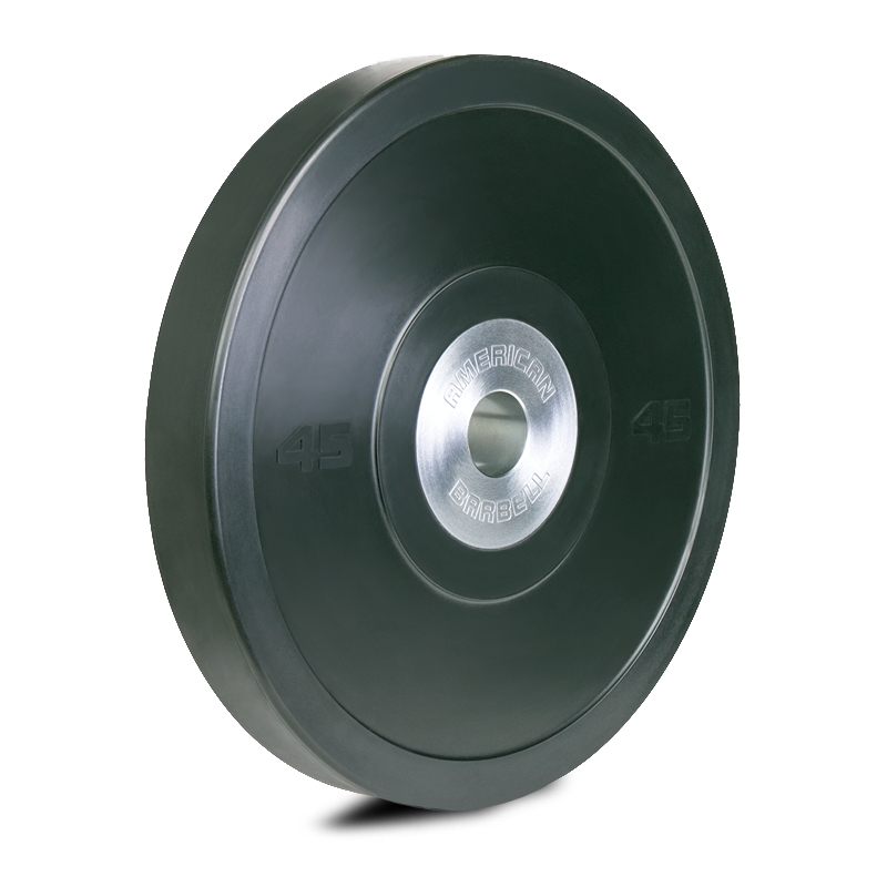 American Barbell Black Lb Training Plates - CLOSEOUT