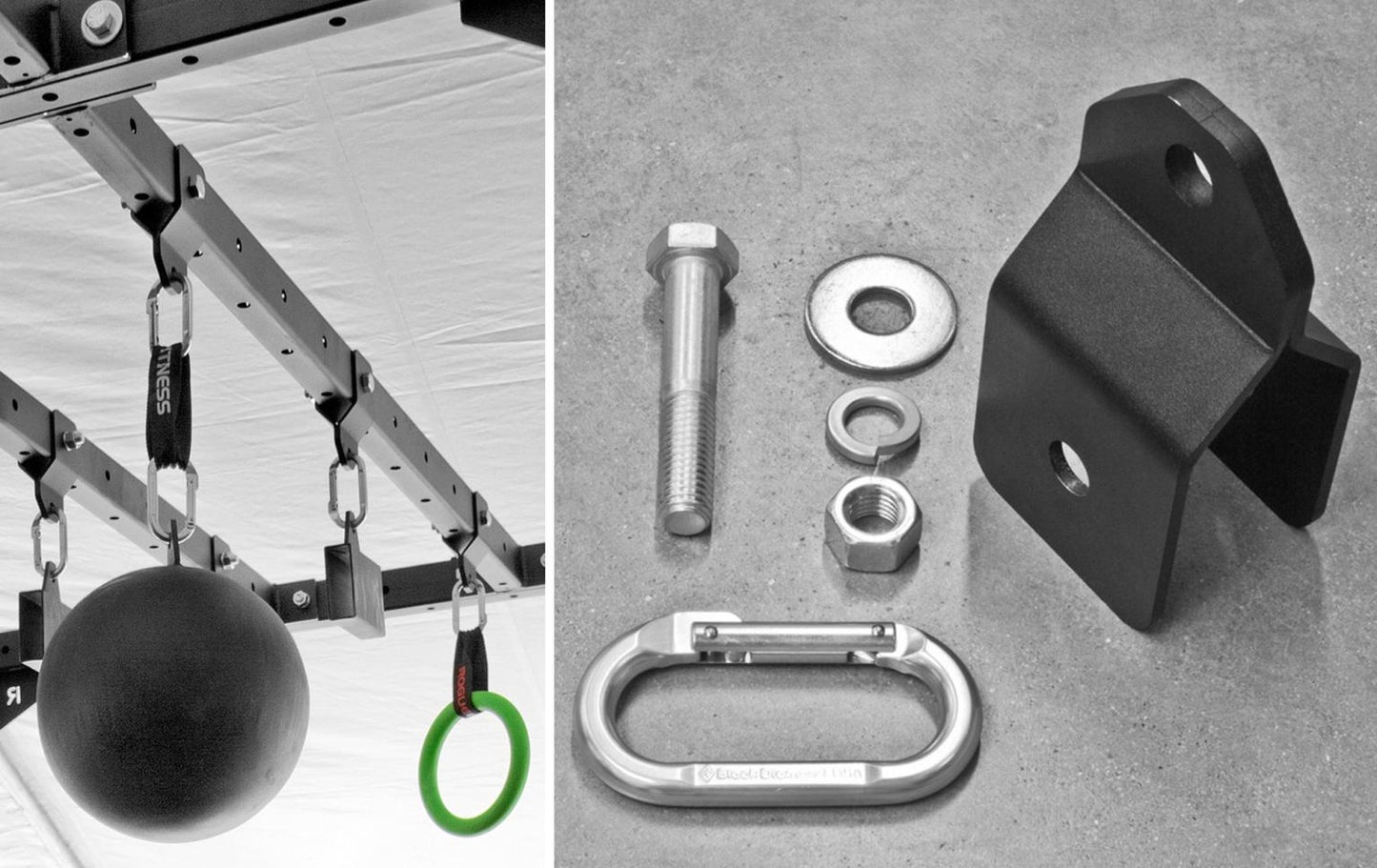 Rogue Infinity Shackle (Mounting Hardware and 1 Carabiner Included)