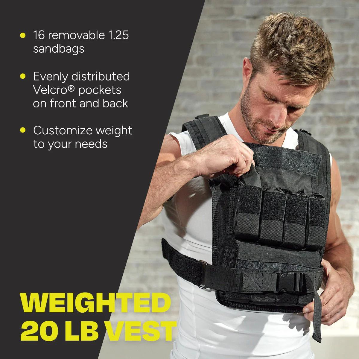 Centr 20lb Weighted Vest