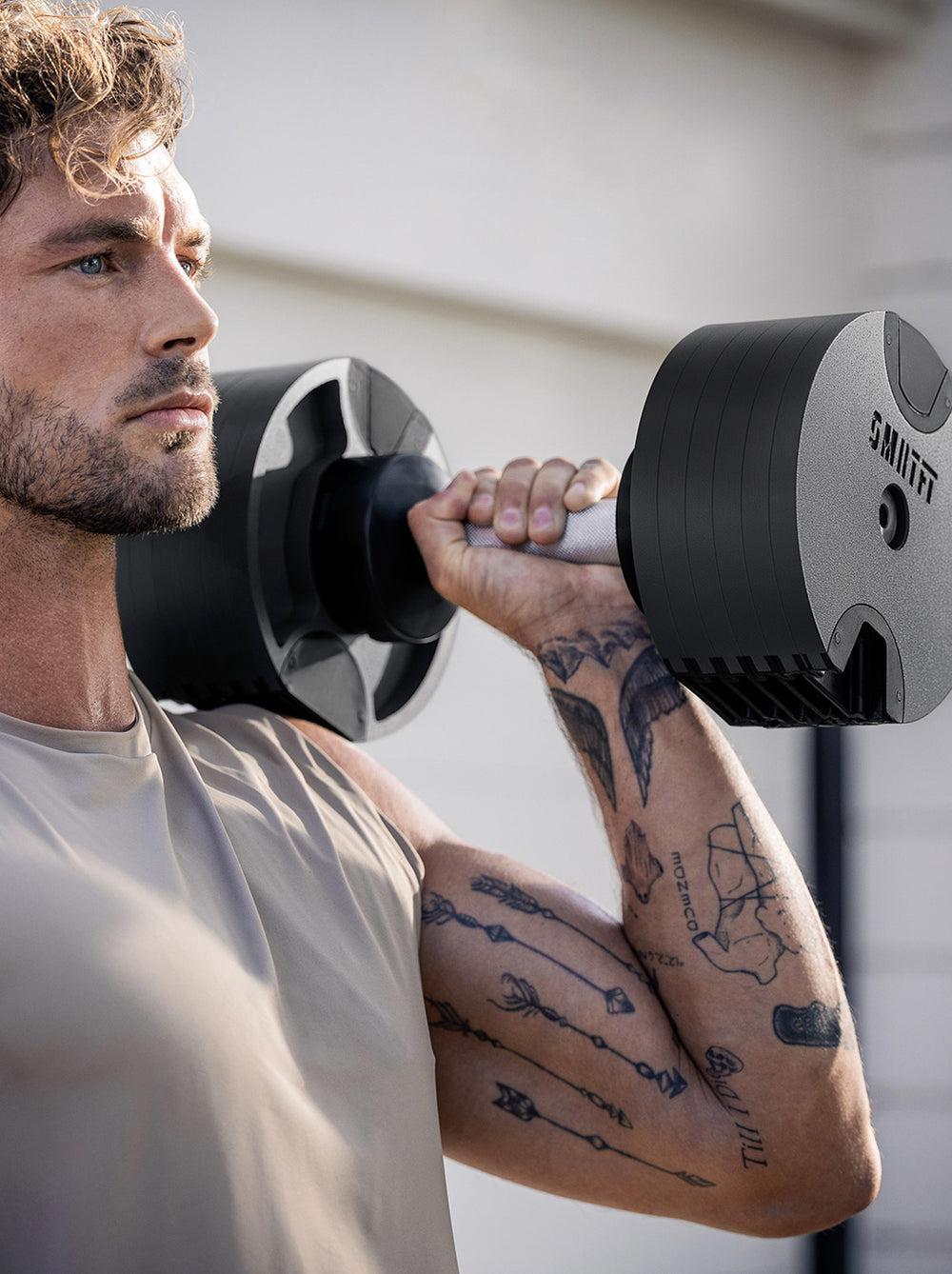 NUOBELL 80LB Dumbbell Pair