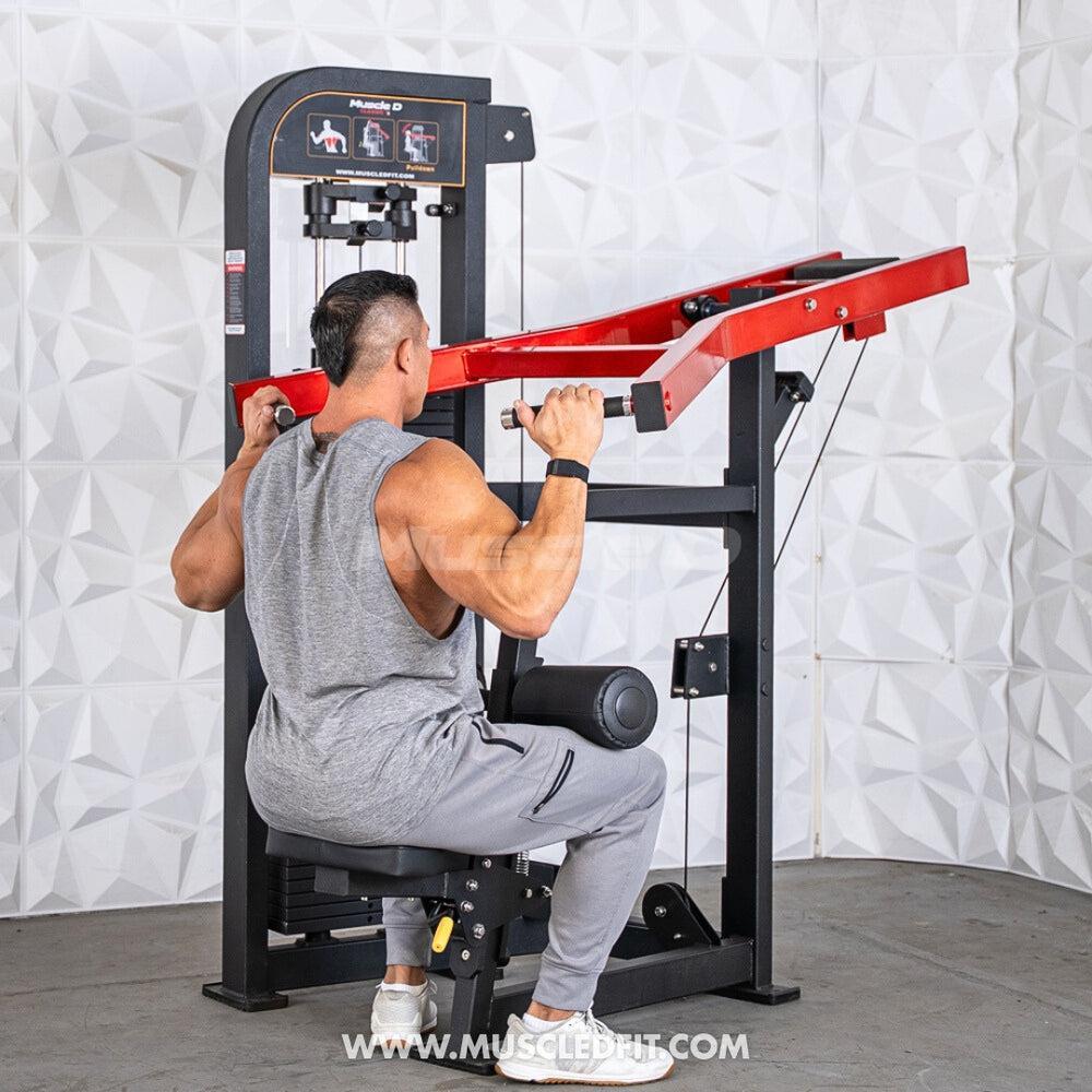 Muscle D Classic V2 Selectorized Seated Lat Pull Machine