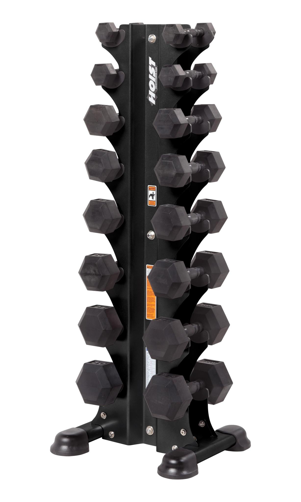 Hoist HF-5460 8 PAIR VERTICAL HEX DUMBBELL RACK (DUMBBELLS NOT INCLUDED)