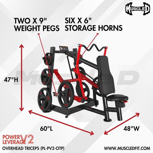 Muscle D Power Leverage V2 Overhead Triceps