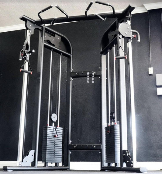 Muscle D Megatron 88" Dual Adjustable Pulley (Black)