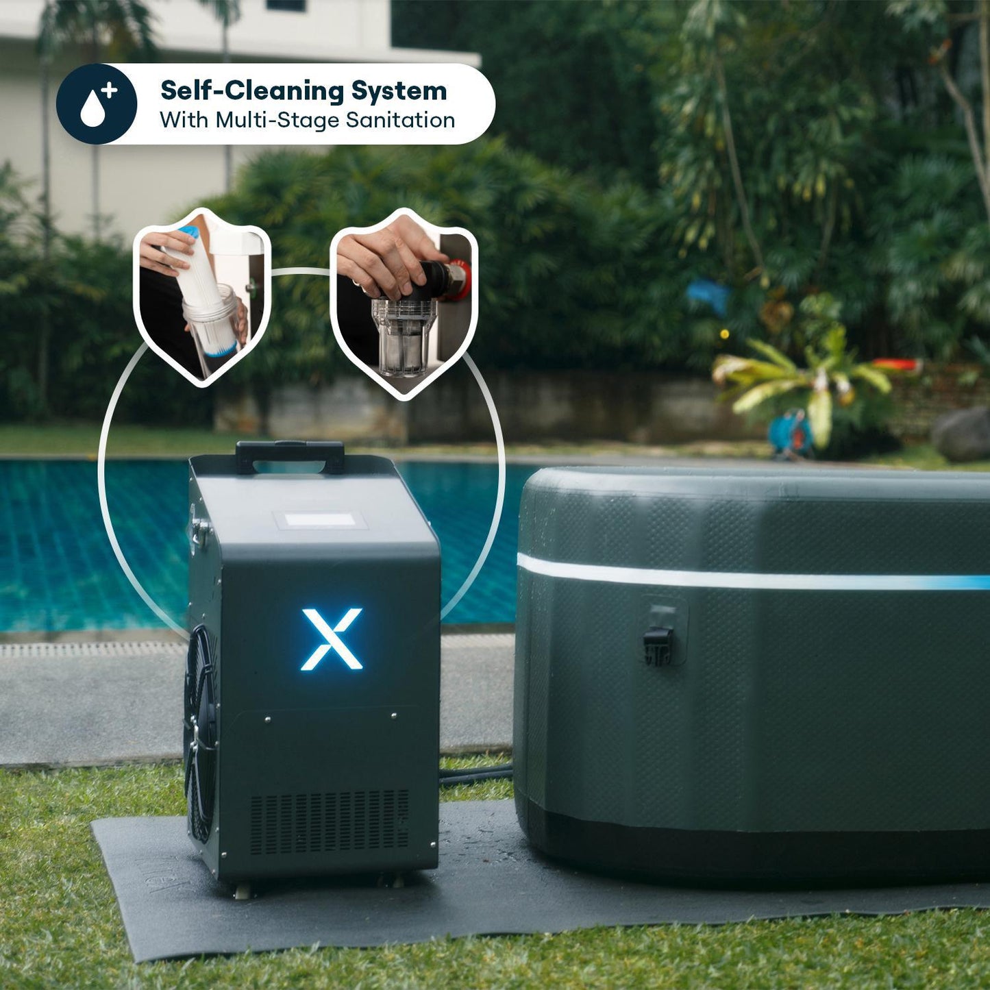 Echelon Smart Cold Plunge (0.8 HP)