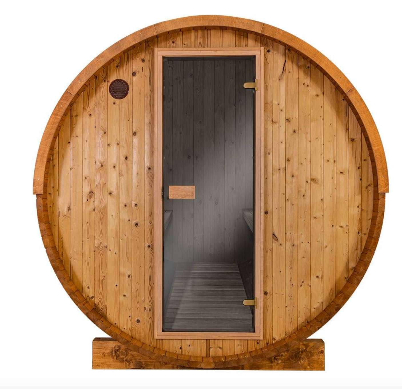 Finnish Sauna Builders Thermory 4 Person Barrel Sauna