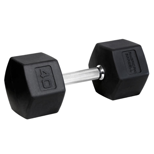 American Barbell Rubber Hex Dumbbells - CLOSEOUT