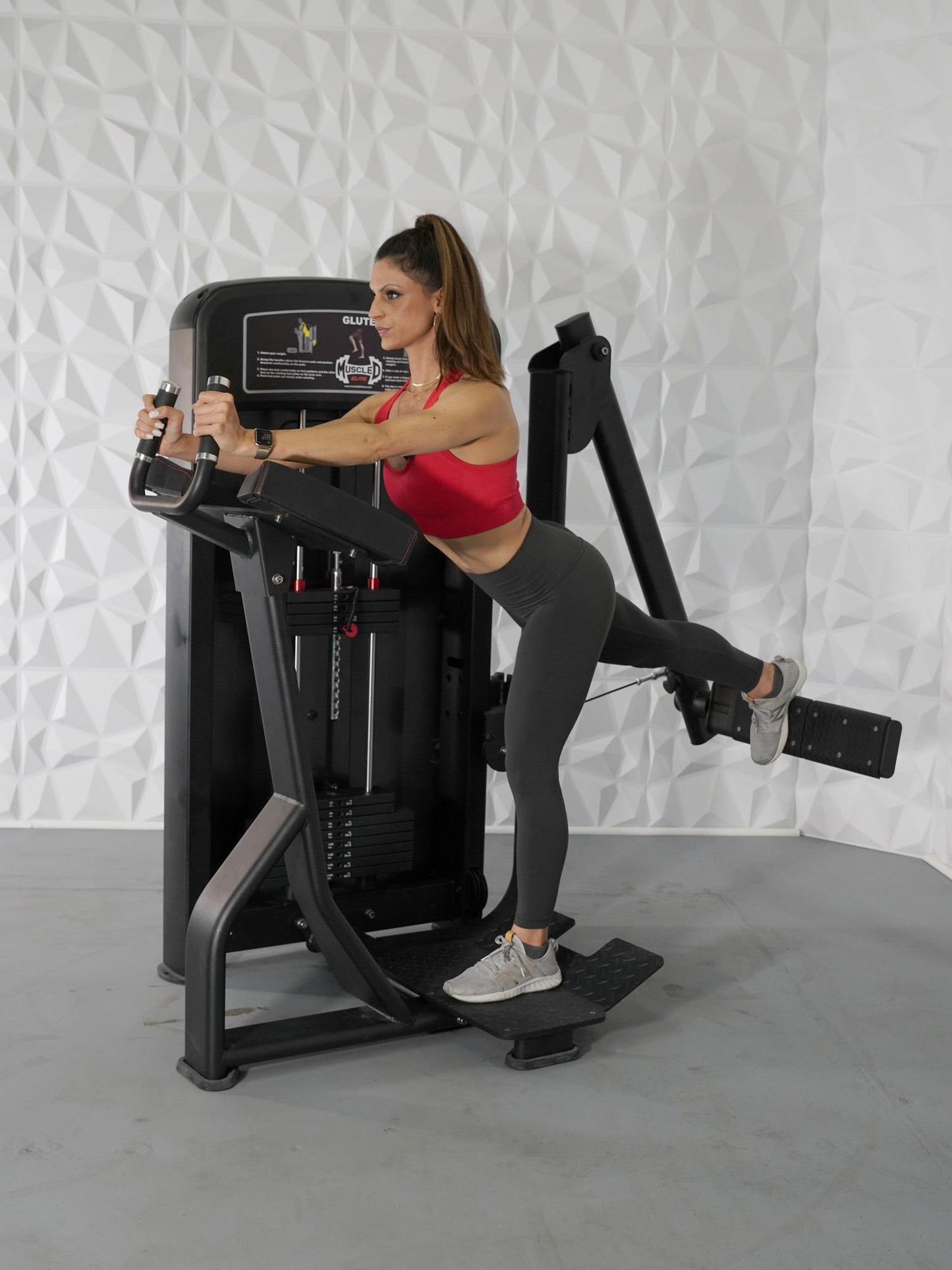 Muscle D Elite Selectorized Glute Machine