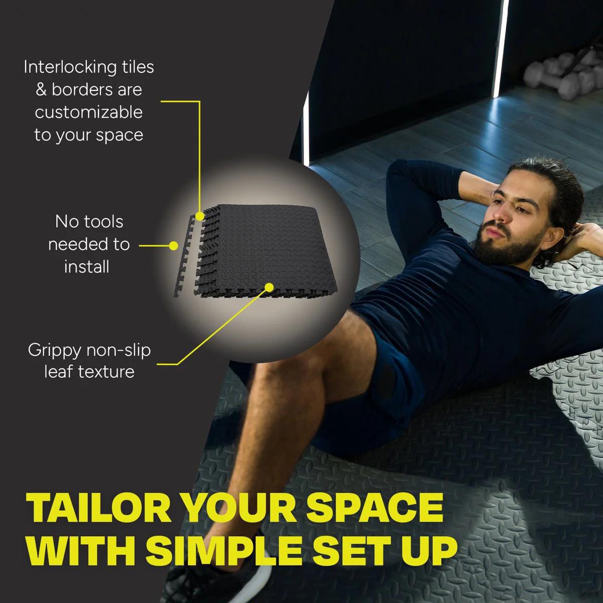 Centr Gym Flooring Exercise Mats