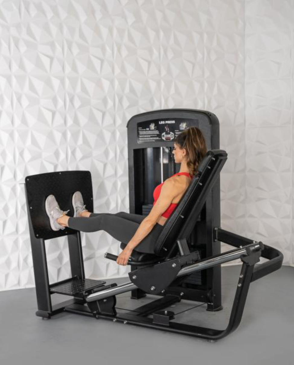 Muscle D Elite Selectorized Seated Leg Press Machine