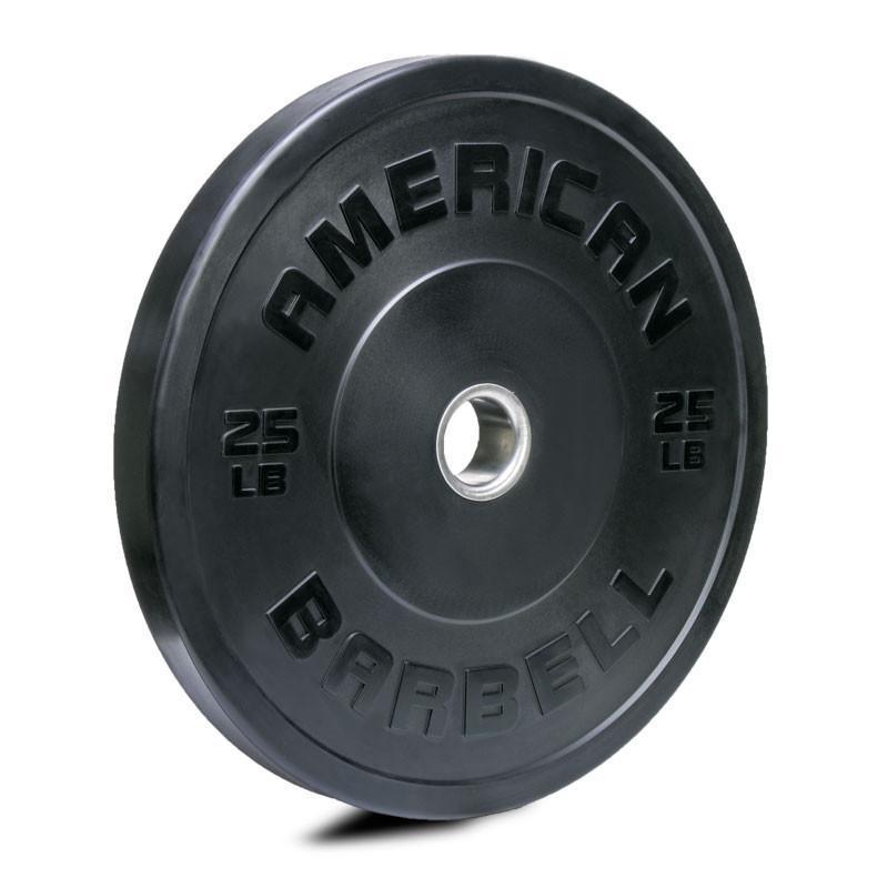 American Barbell Black Sport Bumper Plates