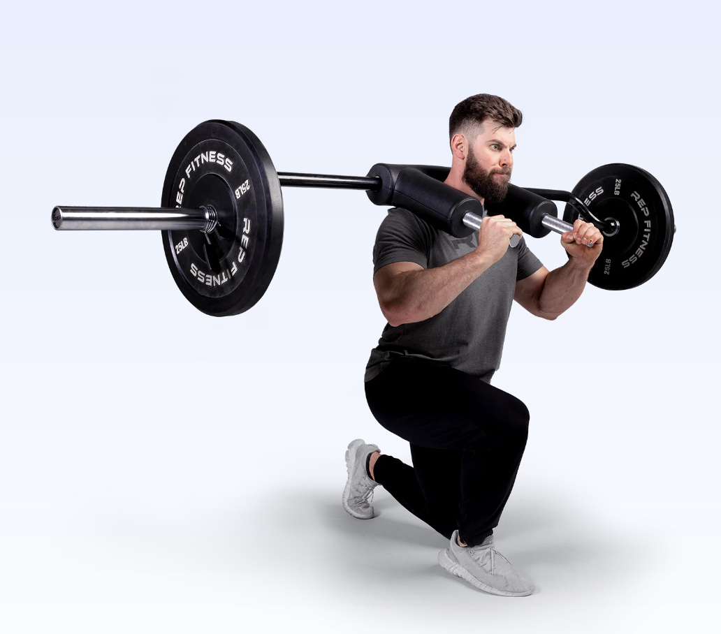 Weight Lifting Safety Squat Bar Deadlift REP Fitness Safety Squat Bar