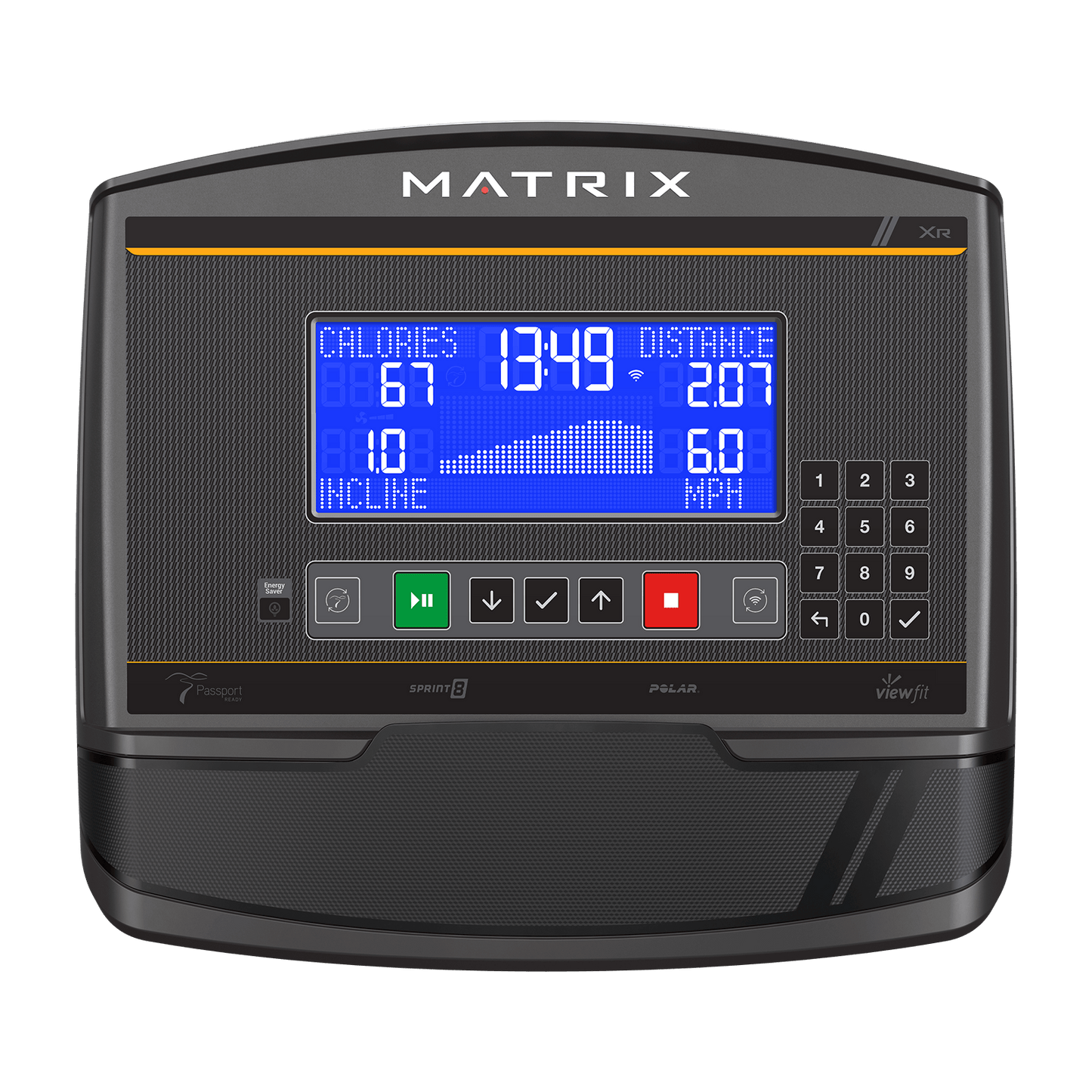 Matrix TF50 Folding Treadmill with XR Console - Display Unit