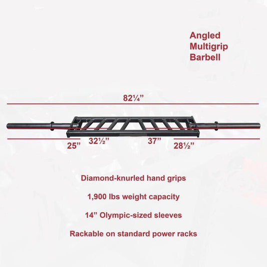 Titan Angled MultiGrip Barbell