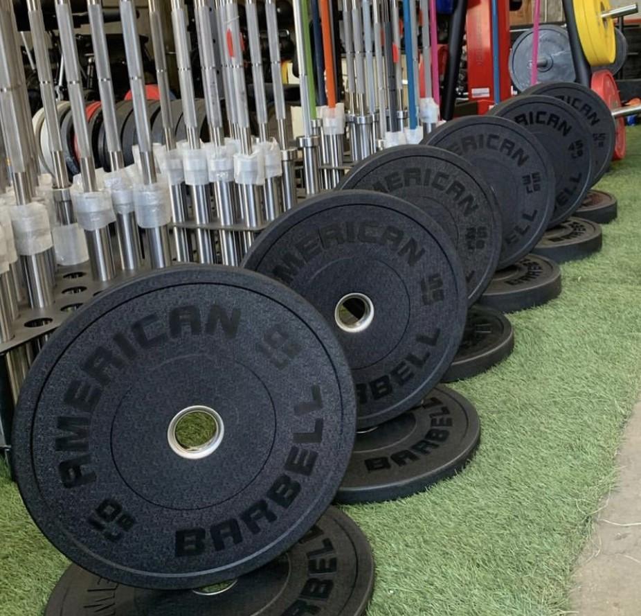 American Barbell Series 4 Bumper Plate Sets