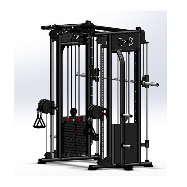 Muscle D Megatron Dual Adjustable Pulley / Smith Combo - Display Unit