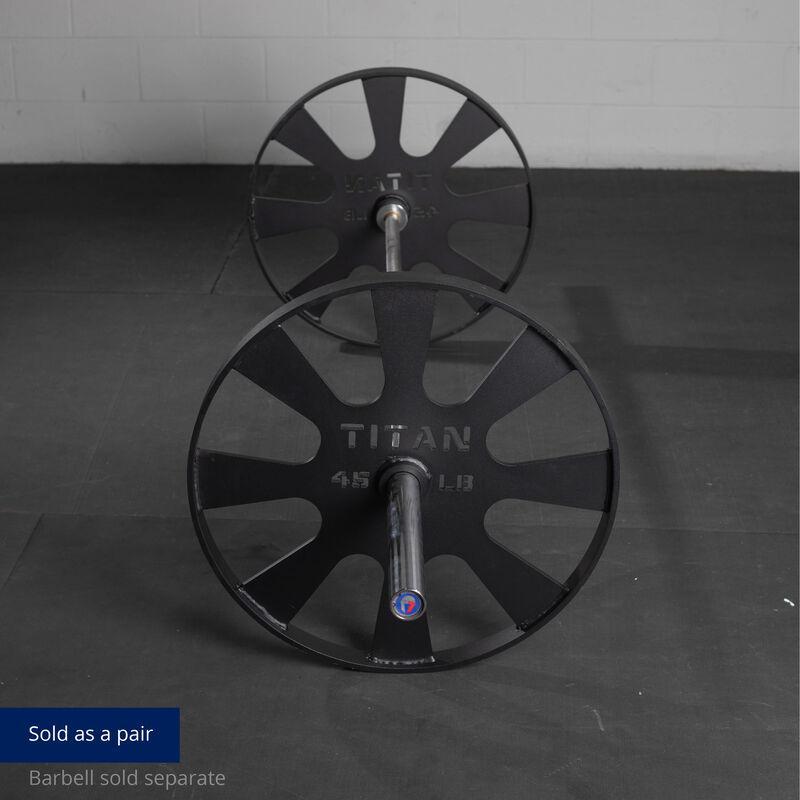 Titan Wagon Wheel Pulling Blocks Pair