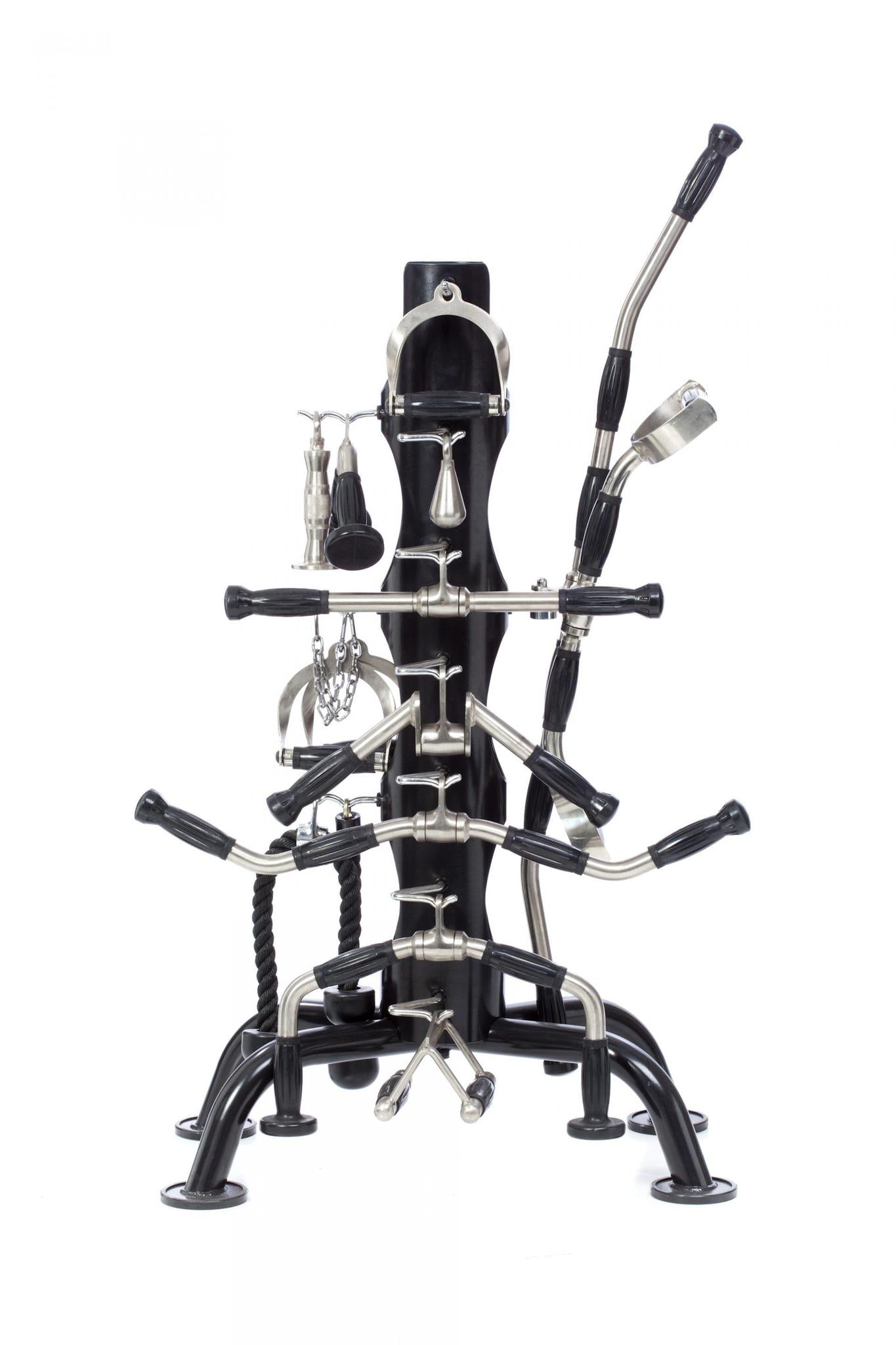 Hampton Fitness Vertical Machine Bar Rack