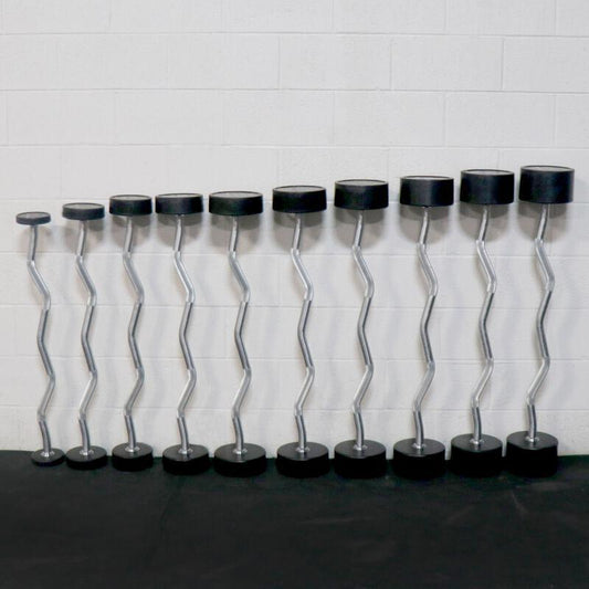 Titan 20-110 Fixed EZ Curl Barbells