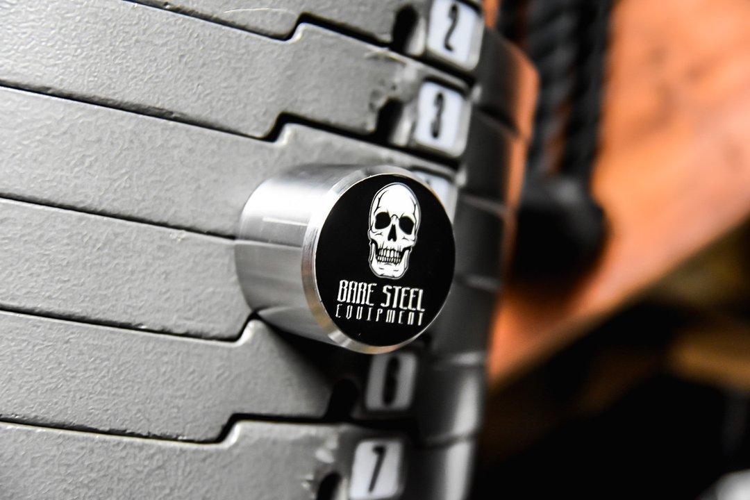 Bare Steel 10mm Micro Stack Weight Pin