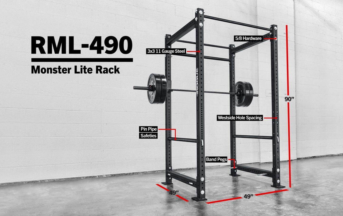 Rogue RML-490 Power Rack