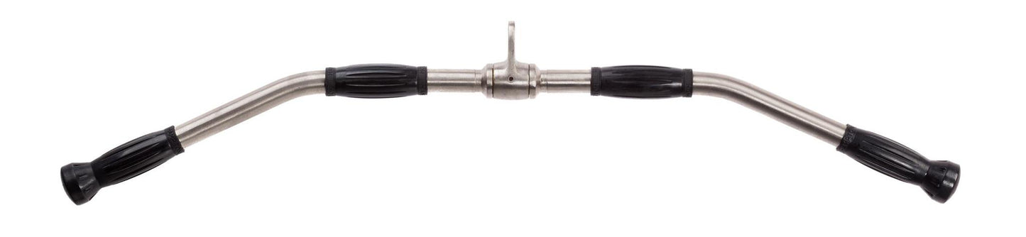 Hampton Fitness 36" Chrome Lat Bar w/ Urethane Ergo Grips