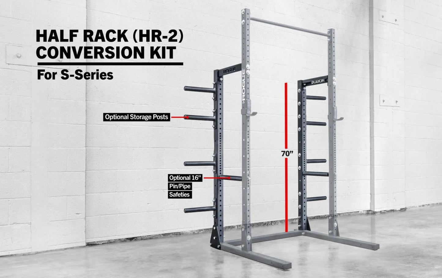 Rogue HR-2 Half Rack Conversion Kit