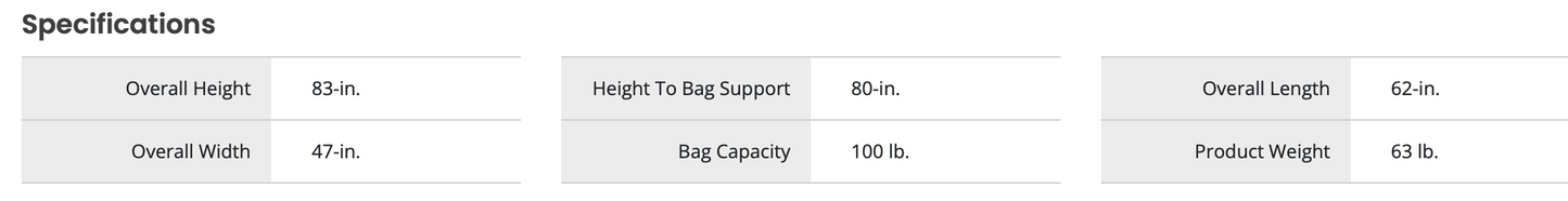 Titan Dual Station Boxing Stand for Speed and Heavy Bag