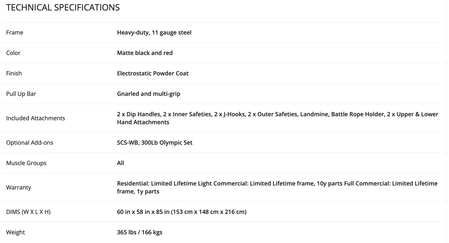 Inspire FPC Full Power Cage