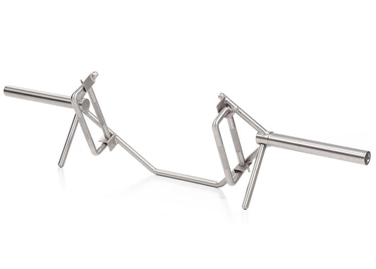 Hampton Fitness Olympic Multi-Hex Dead Lift/Shrug Bar w/ Hi-Lo Grips (open end)