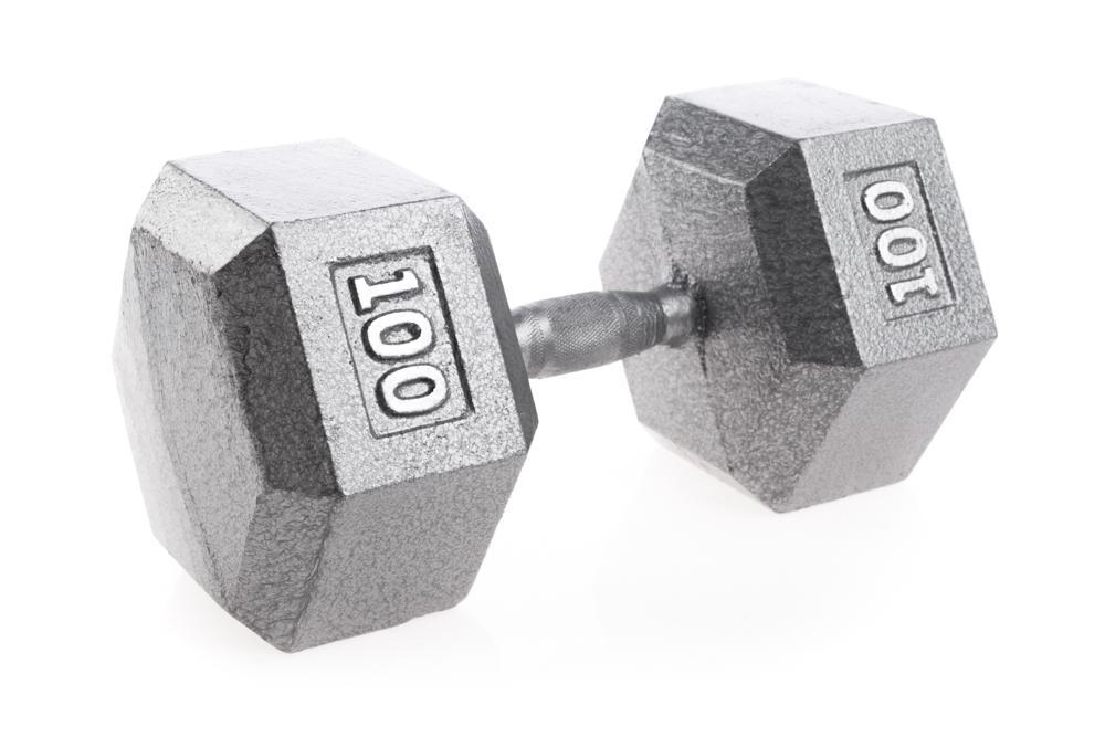 Cast Iron Dumbbells (Pair) – Total Fitness USA - Main Image
