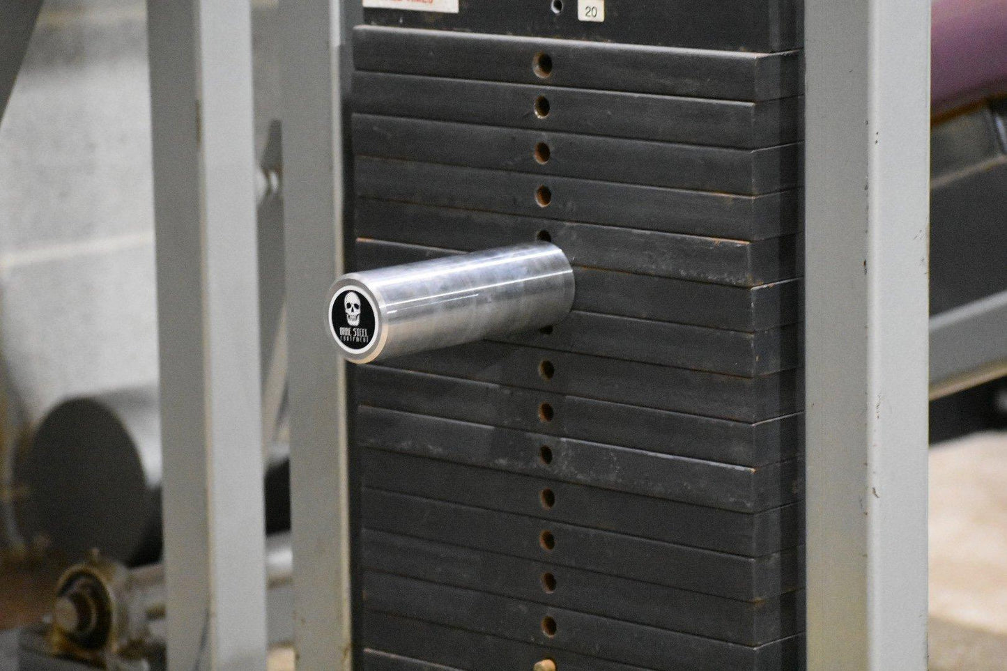 Bare Steel 10mm Stacked Weight Pin