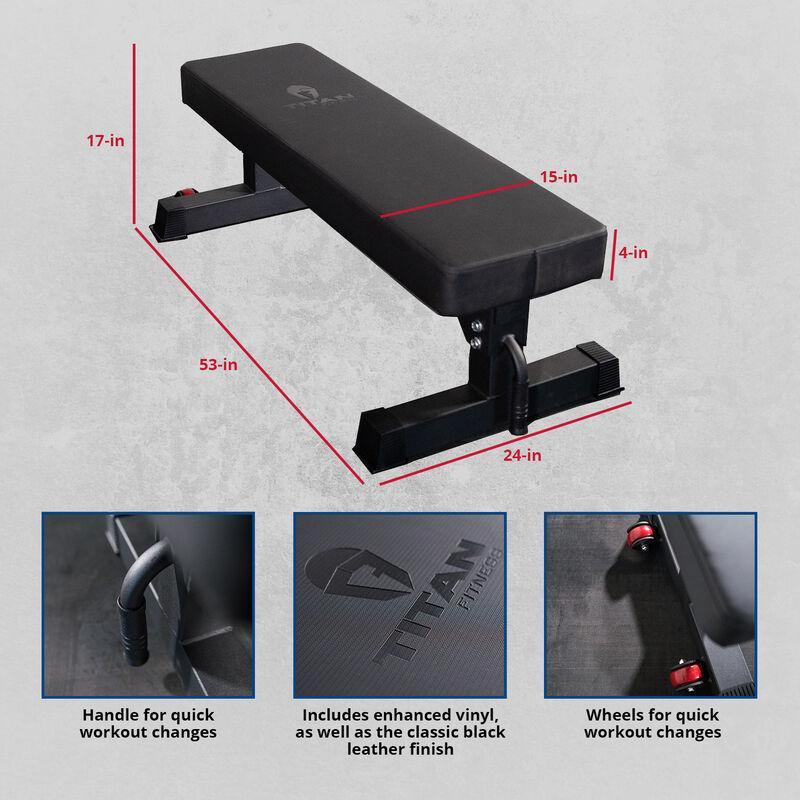 Titan Hefty Flat Bench