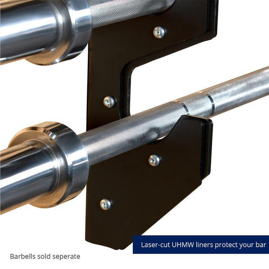 Titan Wall Mounted 6 Barbell Rack