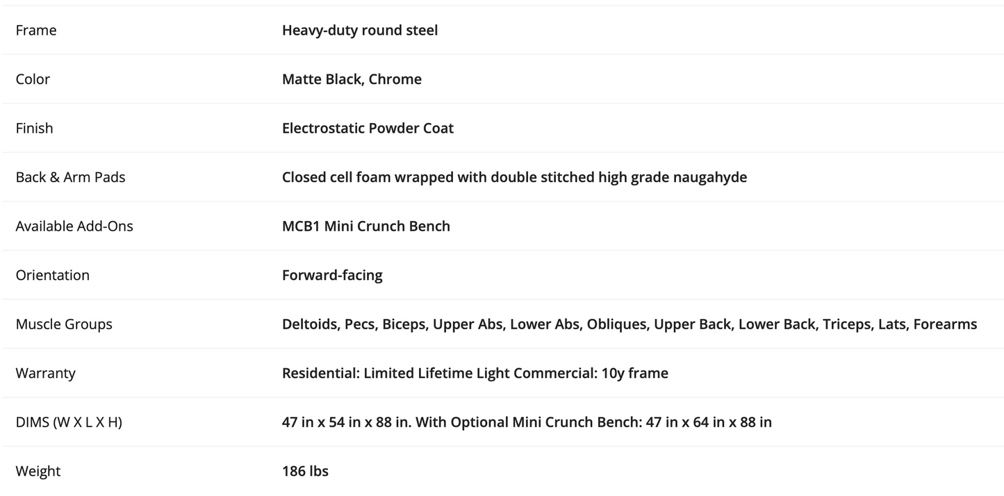 Inspire VKR Vertical Knee Raise Dip Station