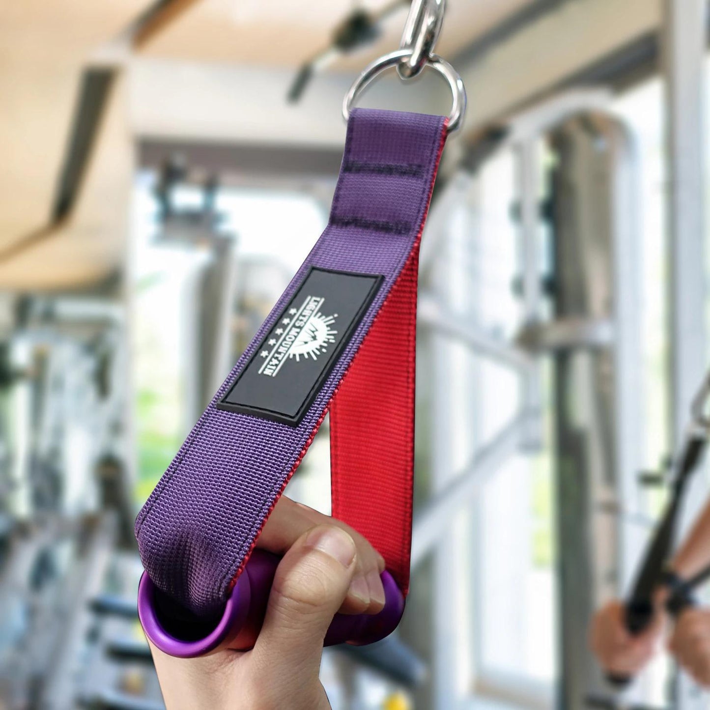 Stirrup Handle with Knurled Metal Grip (Single)