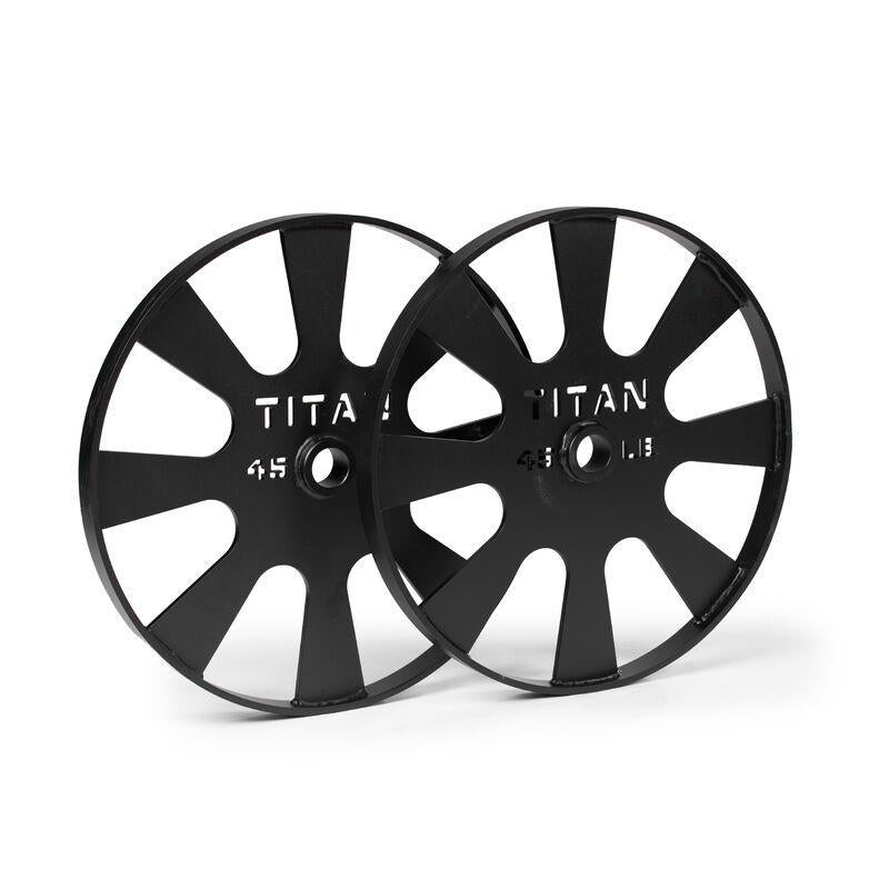 Titan Wagon Wheel Pulling Blocks Pair
