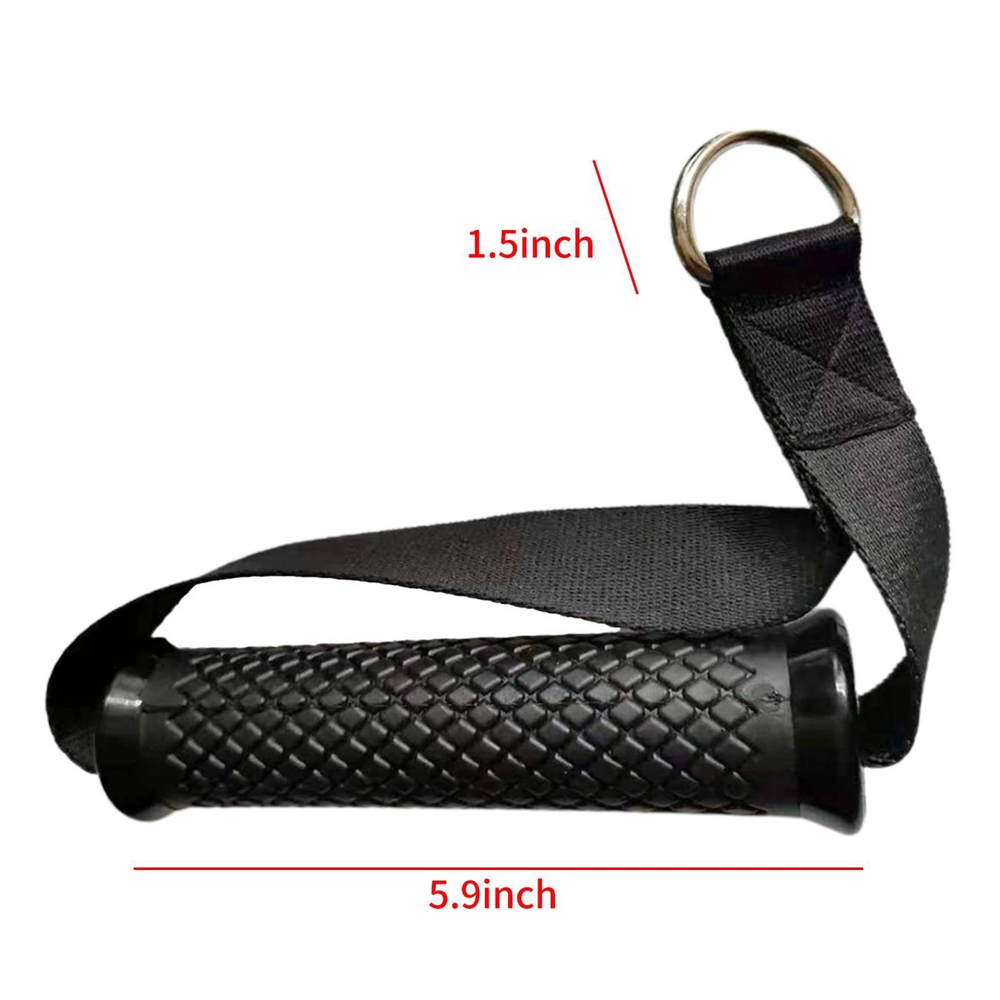 Stirrup Handle with Rubber Grip (Single)