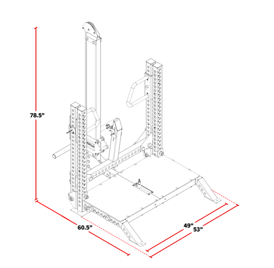 Rogue Monster Rhino Belt Squat - Stand Alone