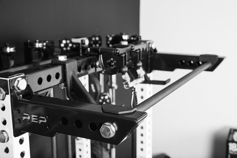 REP Fitness Pull-Up Bar Extension Brackets w/ Ares 2.0 Pull-Up Bar