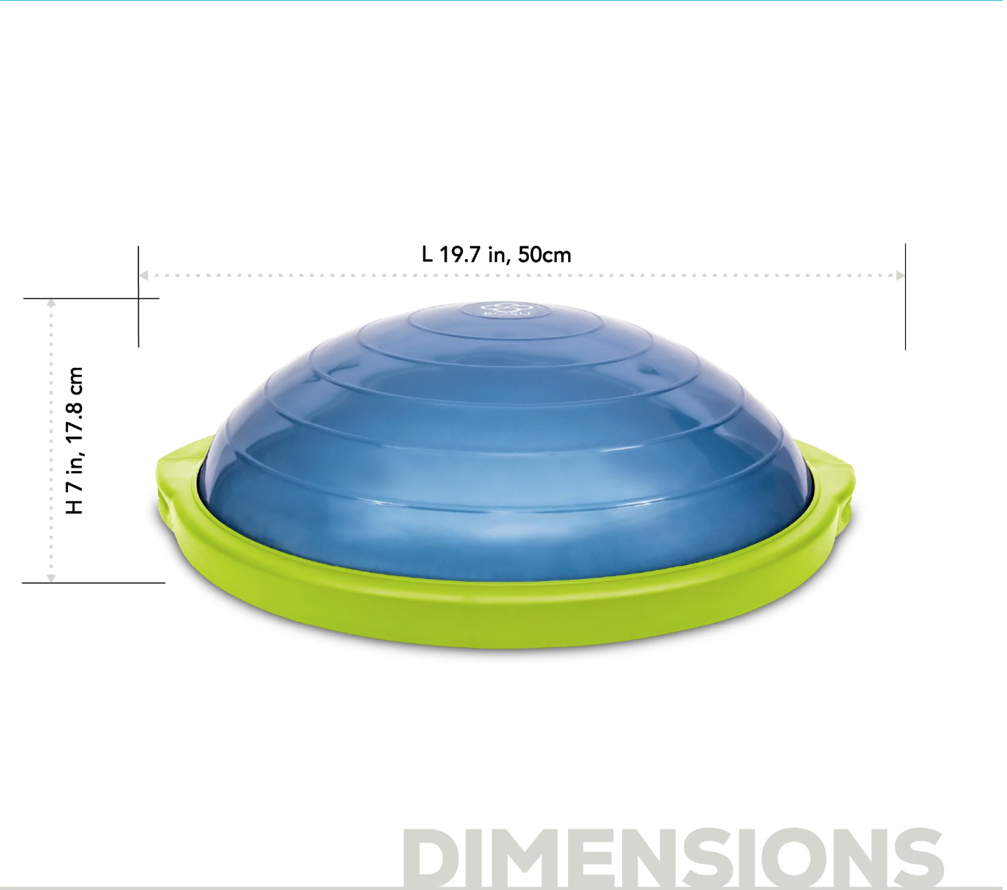 BOSU Sport 50cm Balance Trainer (Travel Size)