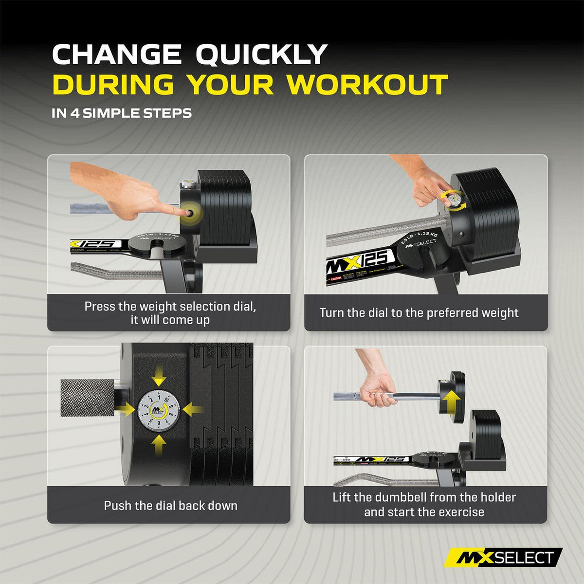 MX125 EVO Rapid Change Barbell System