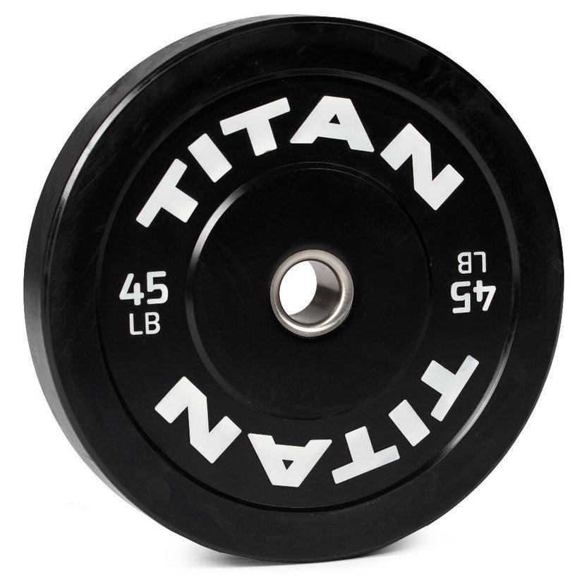 Titan Fitness LB Economy Black Bumper Plates