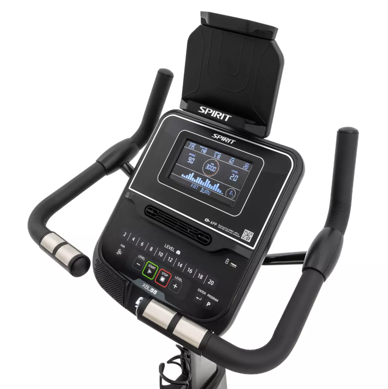 Spirit Fitness XBU55 Upright Bike Total Fitness USA