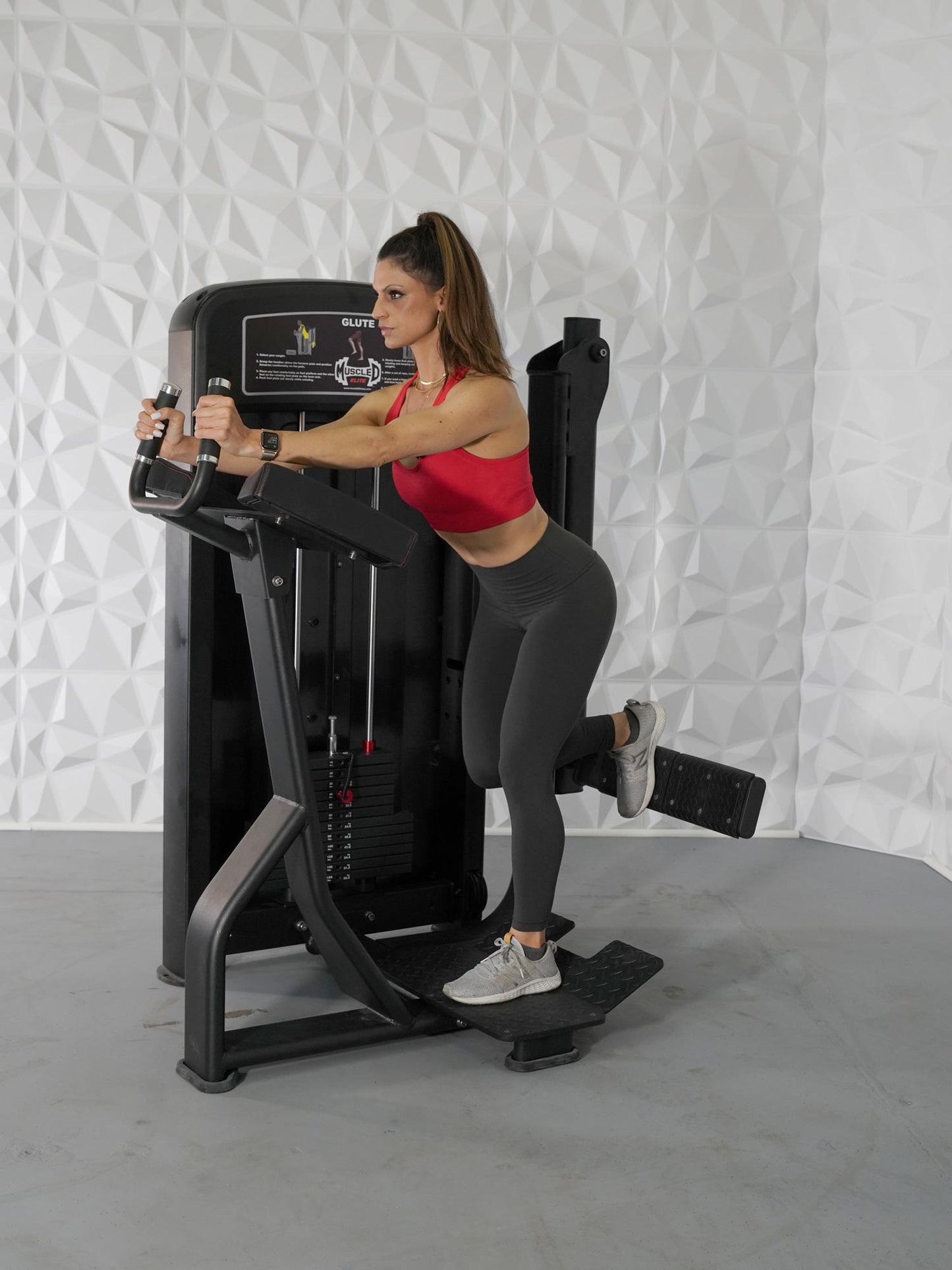 Muscle D Elite Selectorized Glute Machine