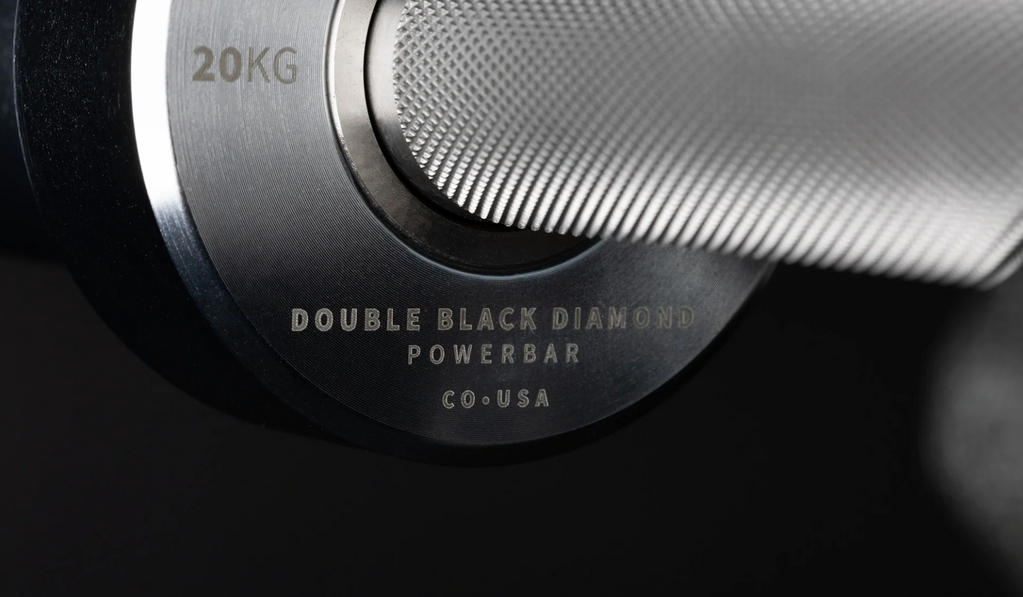 REP Fitness Double Black Diamond Power Bar (Stainless Steel)