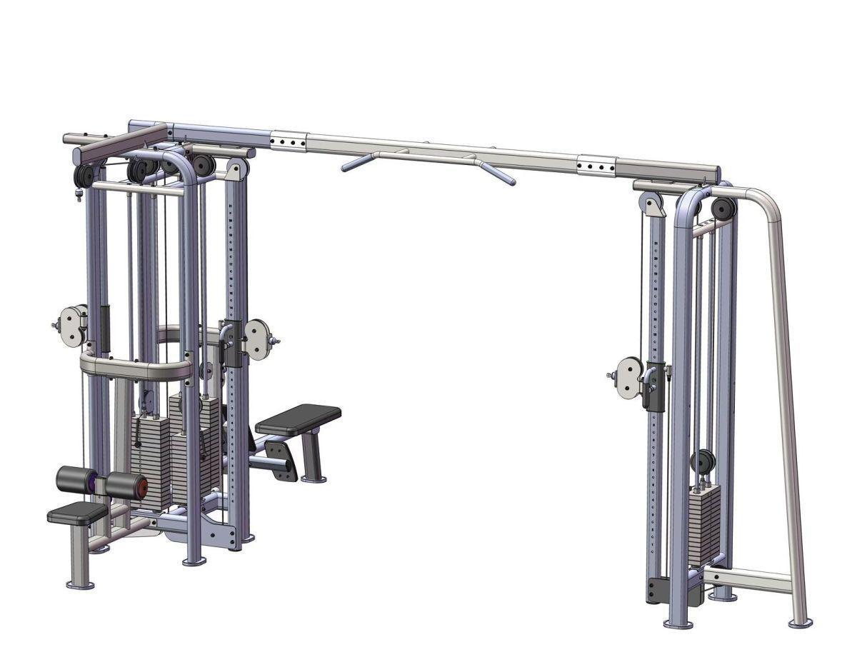 Muscle D Standard 5 Stack Jungle Gym