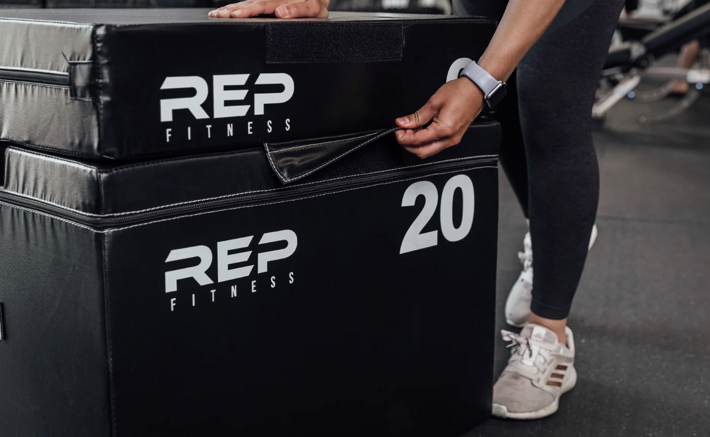 REP Fitness Stackable Soft Foam Plyo Boxes (Full Set)